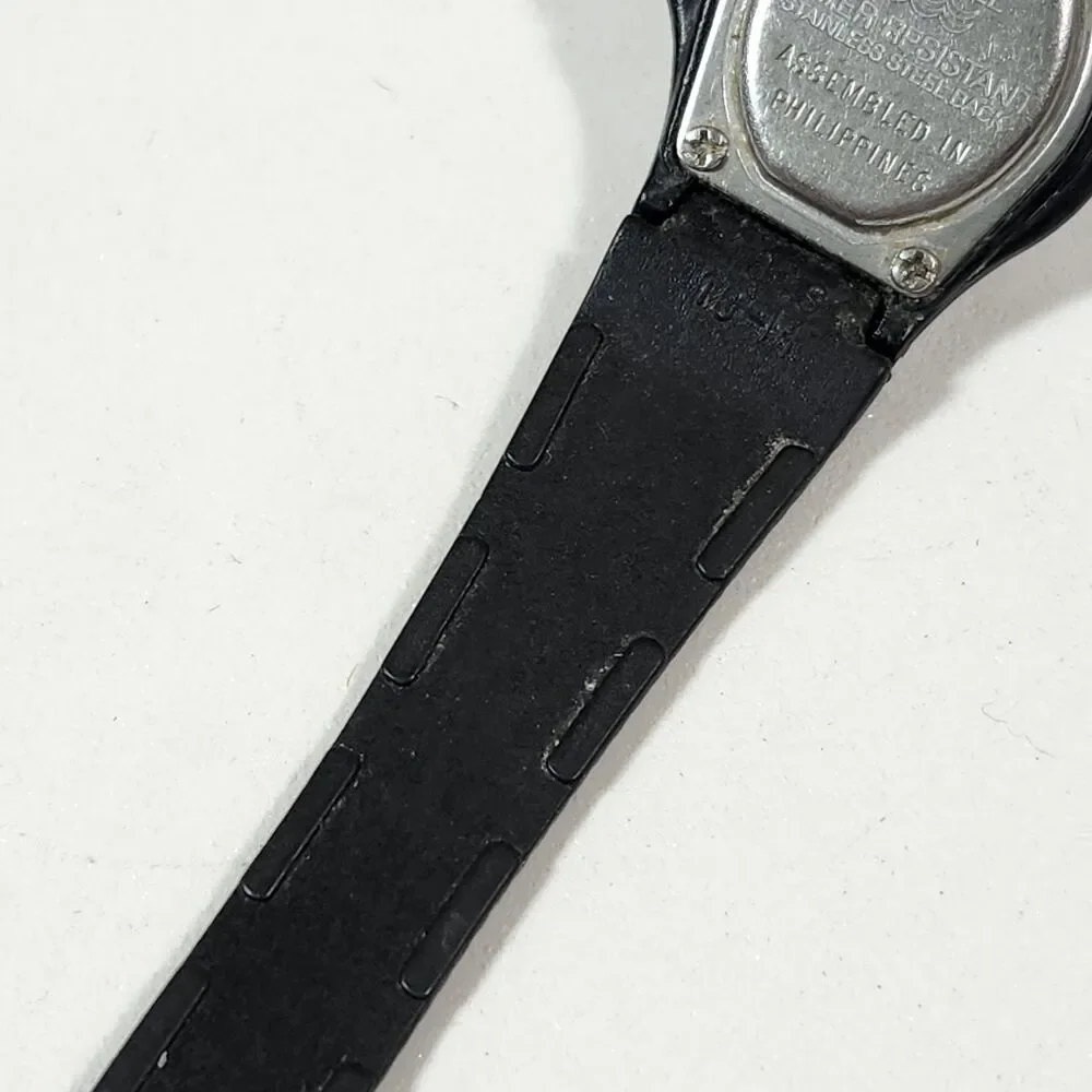 Timex T Cell Wrist Watch Women Black Band Vintage New Battery